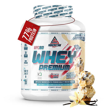 AMERICAN SUPLEMENT | Proteina Whey Premium WPC80 2 kg: Vaniglia