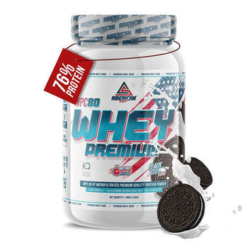 American Supplement | Proteina Whey Premium WPC80 900 g: Fragola