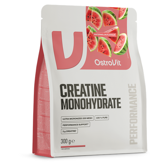OstroVit Creatine Monohydrate 300 g – creatina monoidrato aromatizzata in polvere