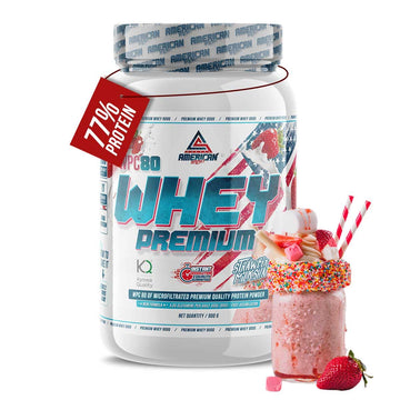 American Supplement | Proteina Whey Premium WPC80 900 g: Fragola