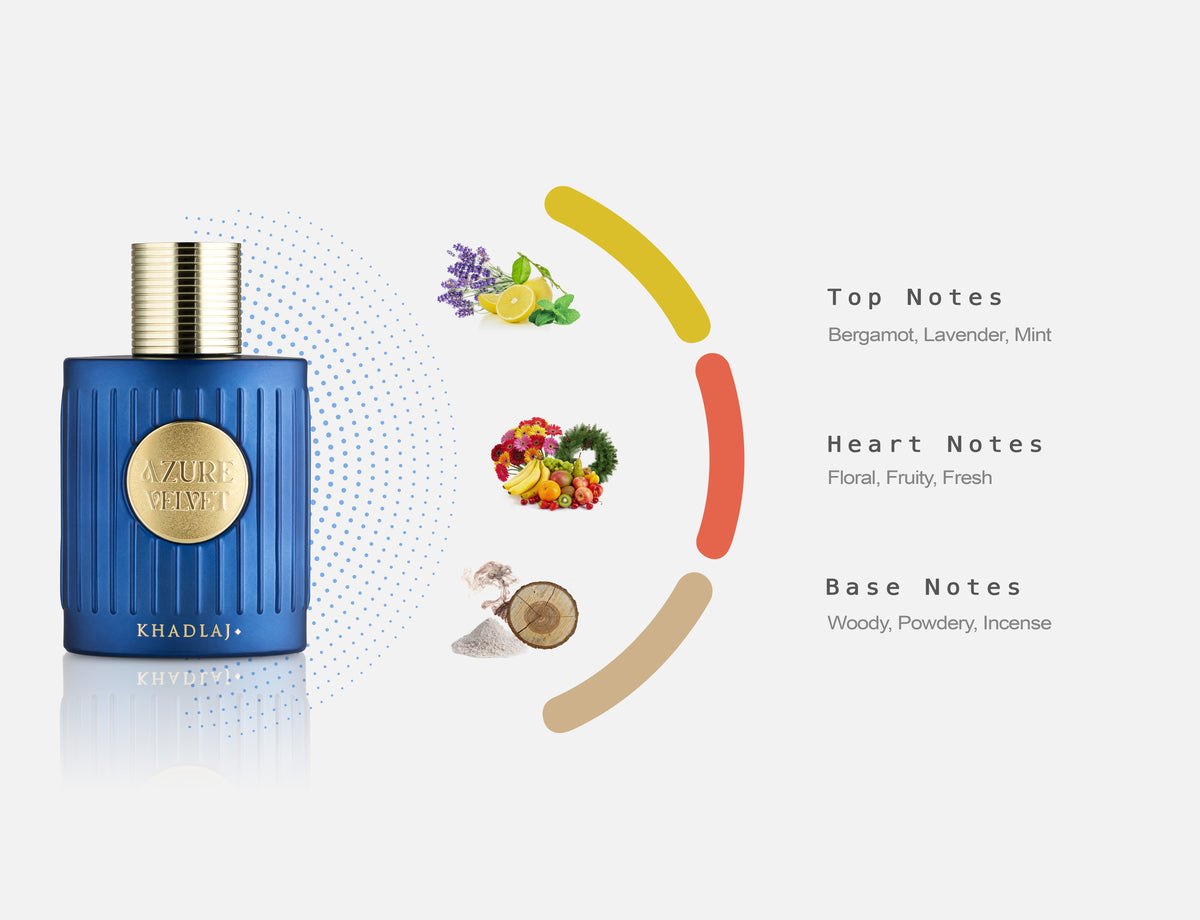 Khadlaj Azure Velvet Extrait de Parfum 100 ml – profumo arabo unisex