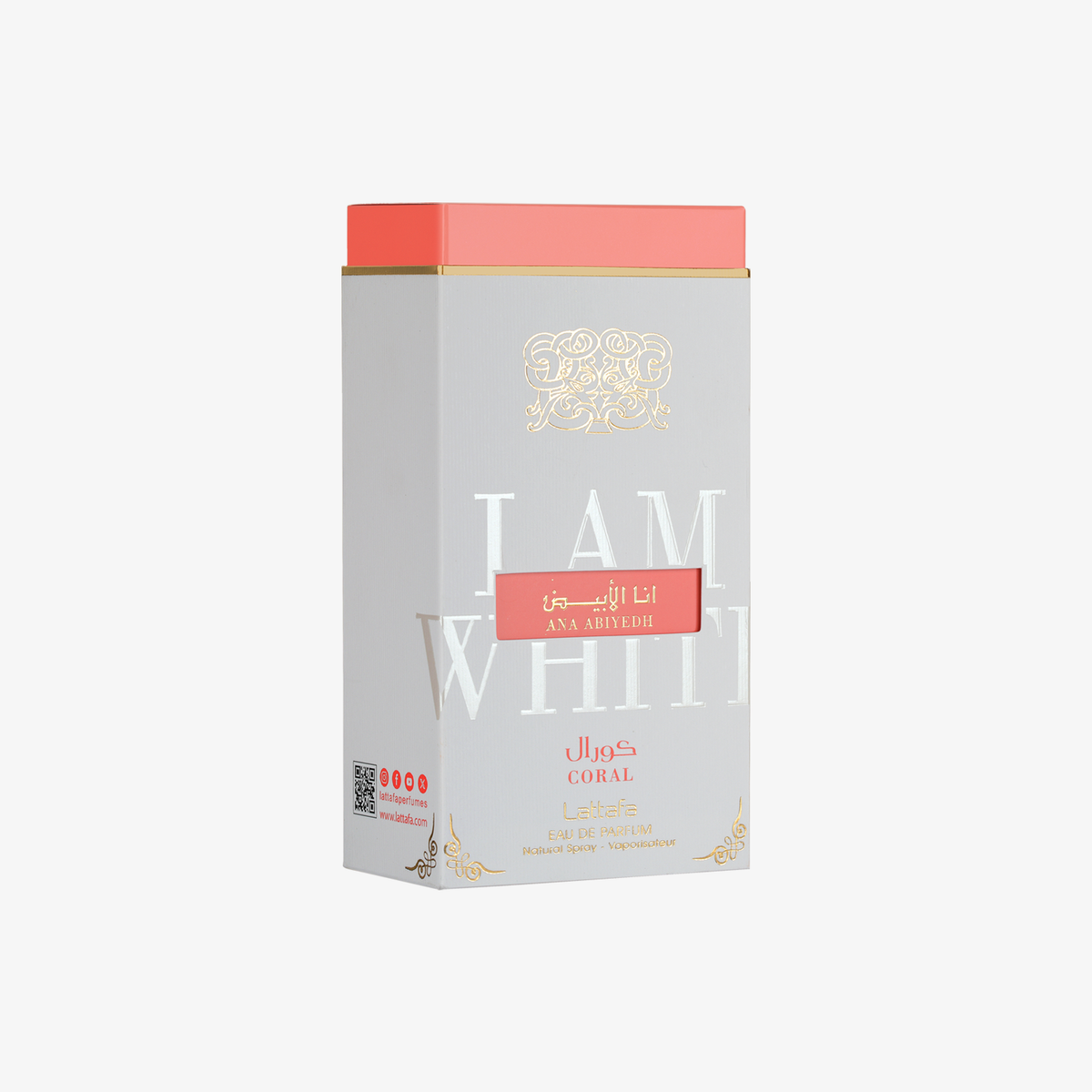 Lattafa Ana Abiyedh Coral Eau de Parfum 60 ml – profumo arabo unisex