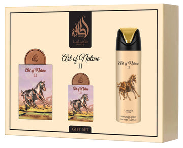 Lattafa Pride Art of Nature II cofanetto EDP 100 ml + 20 ml + deodorante 200 ml – profumo arabo unisex