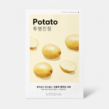 Missha Airy Fit Sheet Mask Potato – Maschera Viso Lenitiva 19g