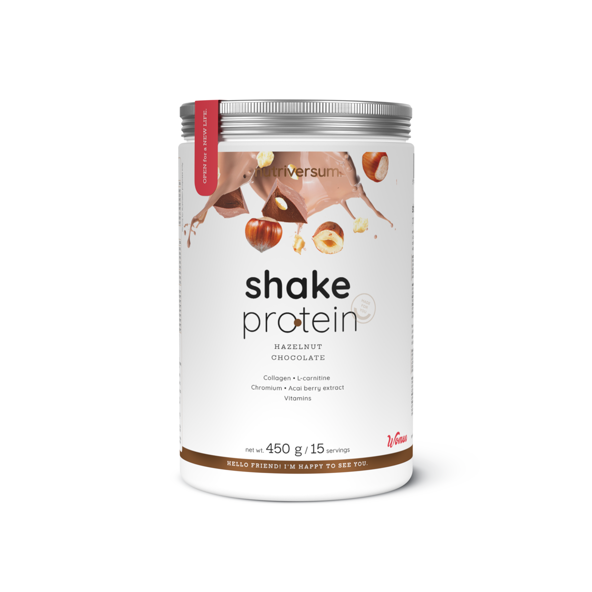 Nutriversum Shake Protein 450 g – frullato proteico con collagene