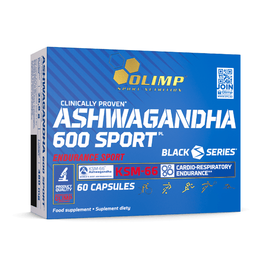 Olimp Ashwagandha 600 Sport 60 capsule – estratto di ashwagandha KSM-66