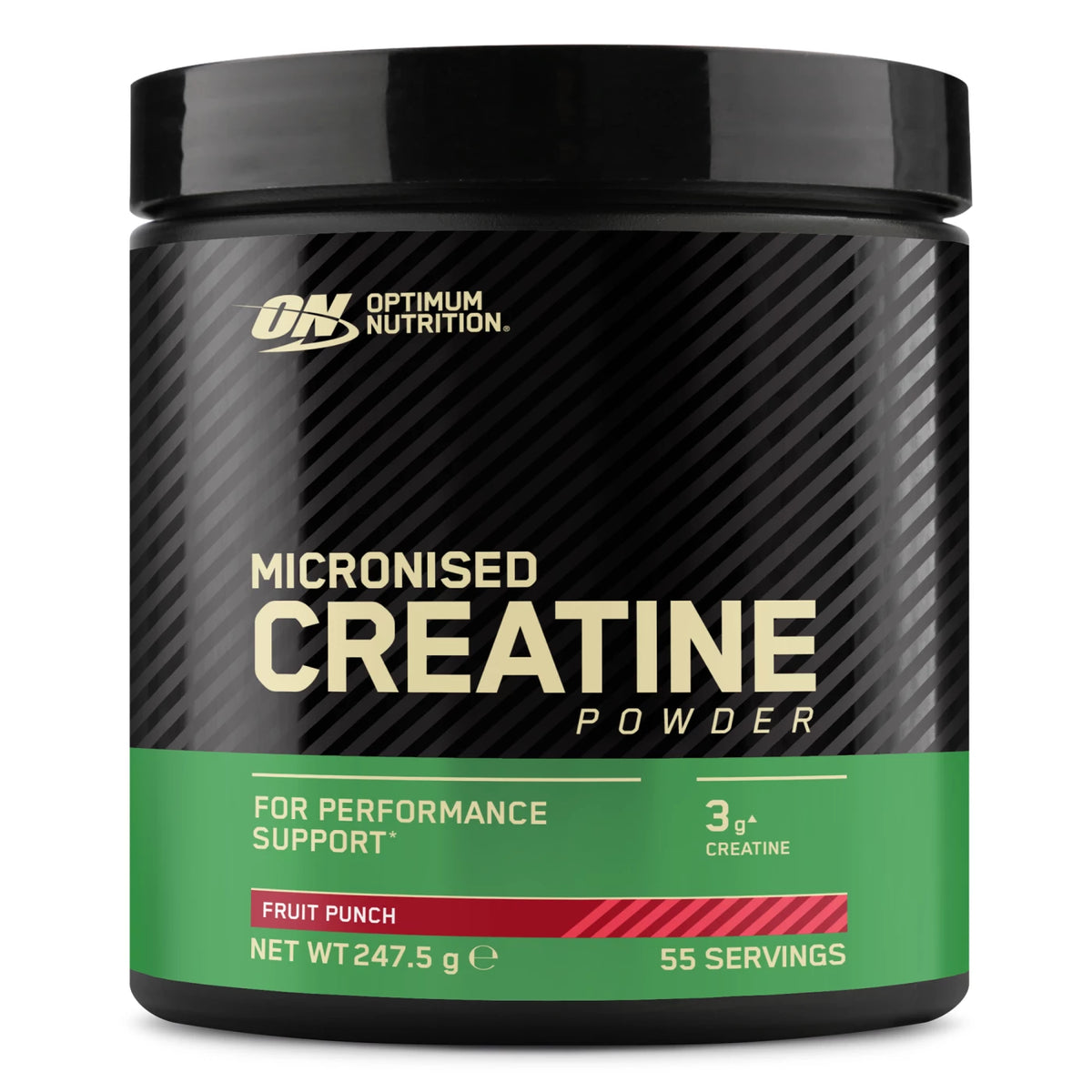 Optimum Nutrition Micronised Creatine Powder 247,5 g – creatina monoidrato aromatizzata