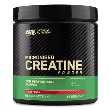 Optimum Nutrition Micronised Creatine Powder 247,5 g – creatina monoidrato aromatizzata