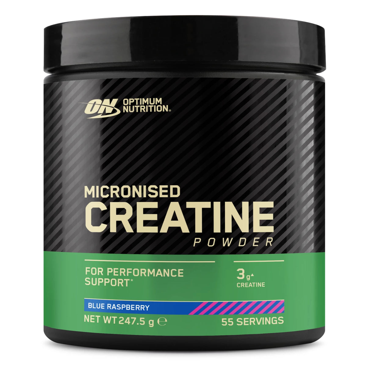 Optimum Nutrition Micronised Creatine Powder 247,5 g – creatina monoidrato aromatizzata