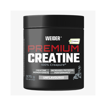 Weider Premium Creatine 100% Creapure 375 g – creatina monoidrato in polvere gusto neutro