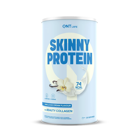 QNT Skinny Protein 400 g – proteine in polvere con L-carnitina e collagene
