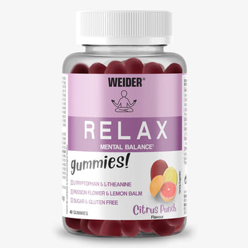 Weider Relax Gummies 40 gummies Citrus Punch – integratore con vitamina B6