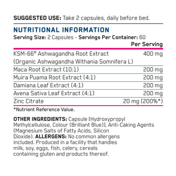 Applied Nutrition Sex Bomb For Her 120 capsule – integratore con ashwagandha e maca