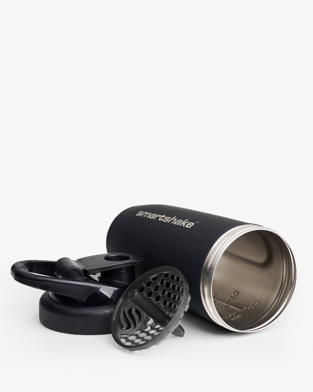 Smartshake Reforce Stainless Steel 900 ml – shaker in acciaio inox nero