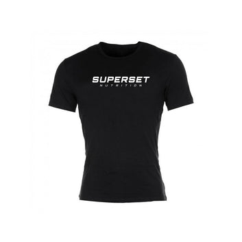 Superset Nutrition T-Shirt – maglietta tecnica nera da allenamento