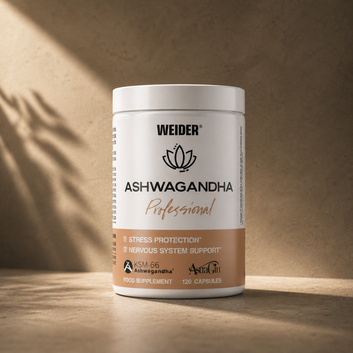 Weider Ashwagandha Professional 120 capsule – integratore di ashwagandha KSM-66 con magnesio e vitamina C