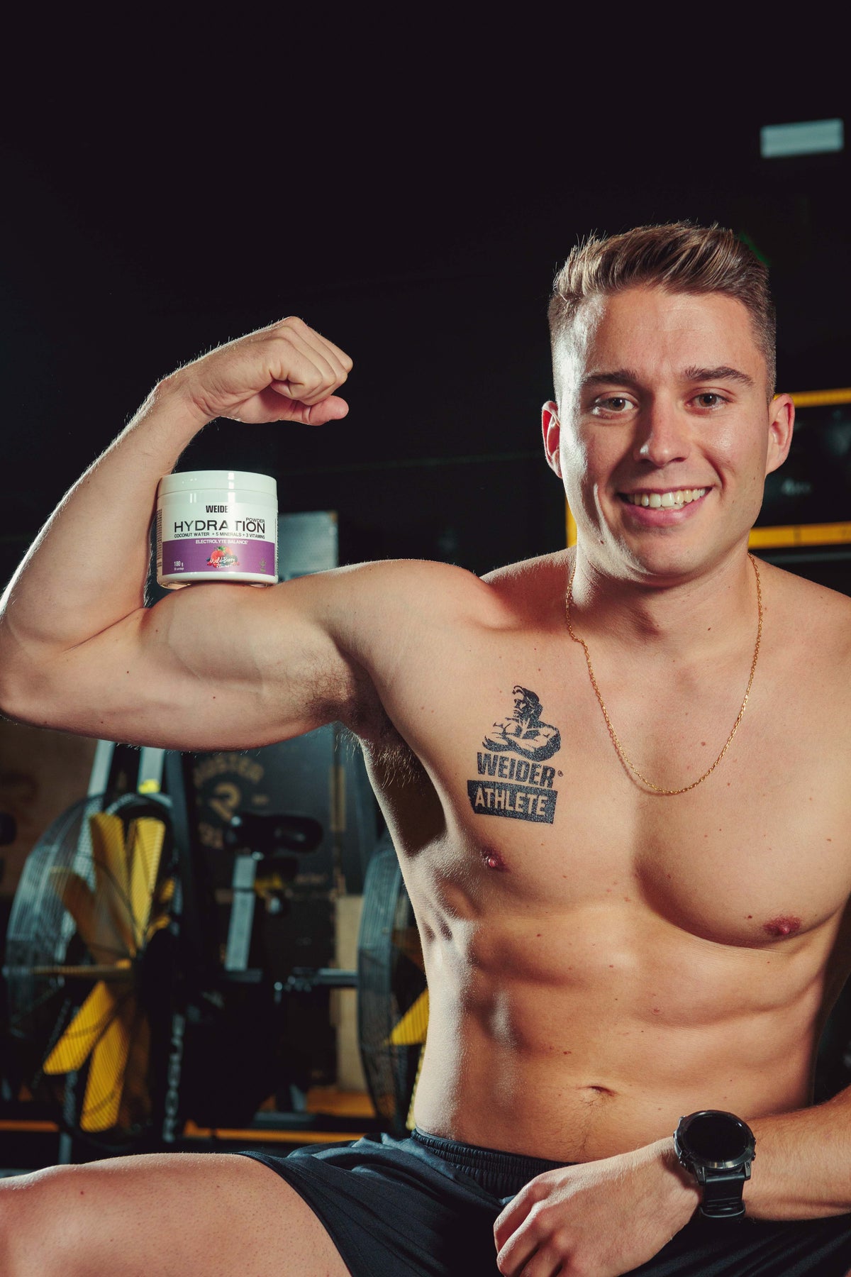 Weider Hydration Powder 180 g frutti di bosco – integratore di elettroliti in polvere