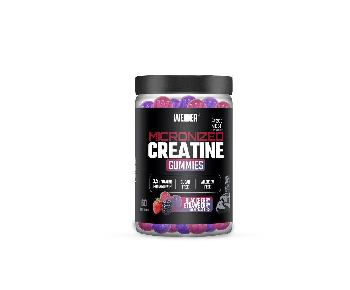 Weider Micronized Creatine Gummies – creatina monoidrato micronizzata in caramelle gommose