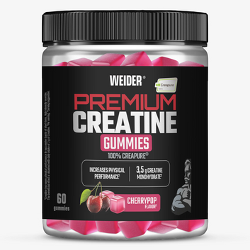 Weider Premium Creatine Gummies Cherry Pop 60 gummies – creatina monoidrato in caramelle gommose