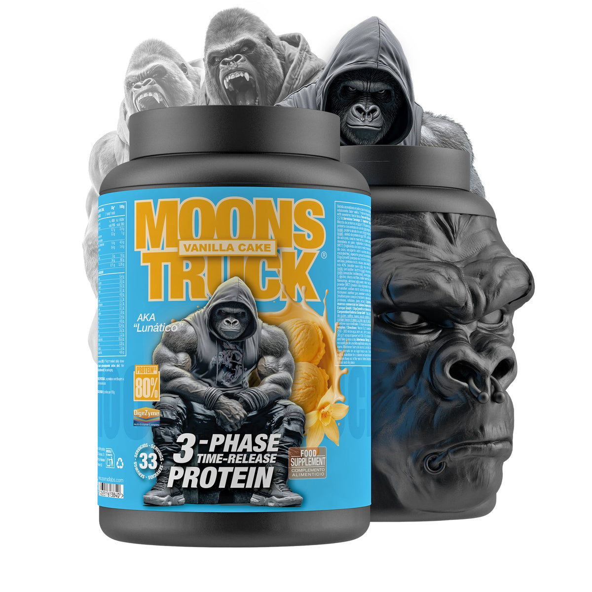 Zoomad Labs Moonstruck 3-Phase Protein 1 kg – proteine in polvere